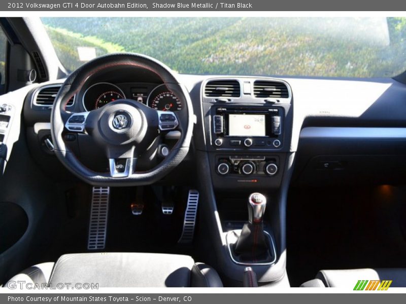 Shadow Blue Metallic / Titan Black 2012 Volkswagen GTI 4 Door Autobahn Edition