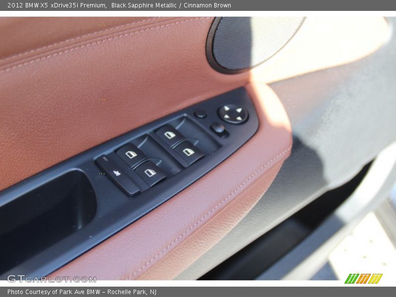 Black Sapphire Metallic / Cinnamon Brown 2012 BMW X5 xDrive35i Premium