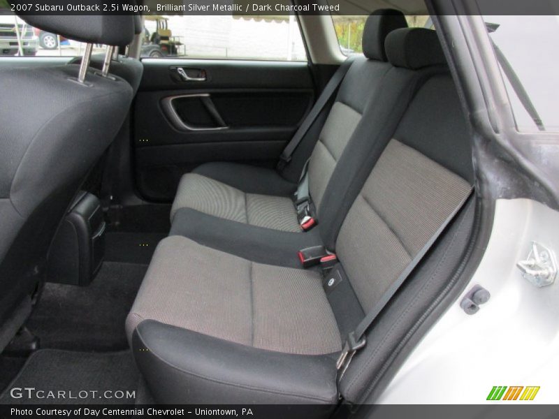 Brilliant Silver Metallic / Dark Charcoal Tweed 2007 Subaru Outback 2.5i Wagon