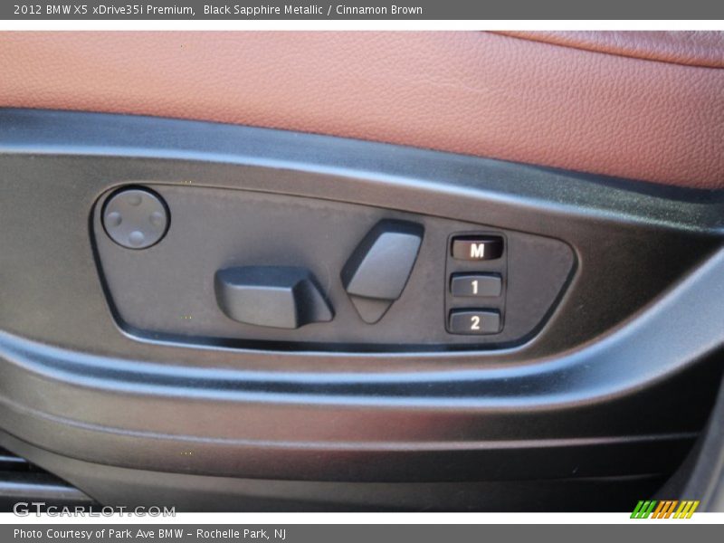 Black Sapphire Metallic / Cinnamon Brown 2012 BMW X5 xDrive35i Premium