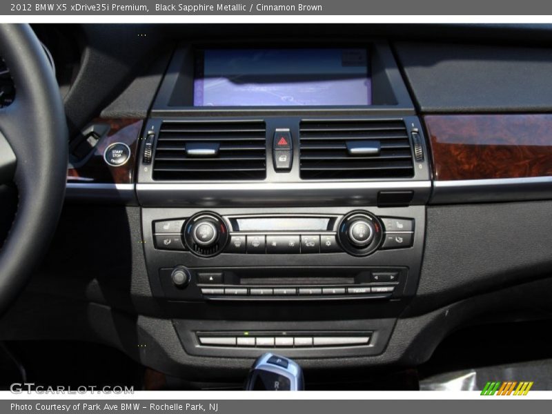 Black Sapphire Metallic / Cinnamon Brown 2012 BMW X5 xDrive35i Premium
