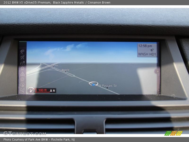 Black Sapphire Metallic / Cinnamon Brown 2012 BMW X5 xDrive35i Premium