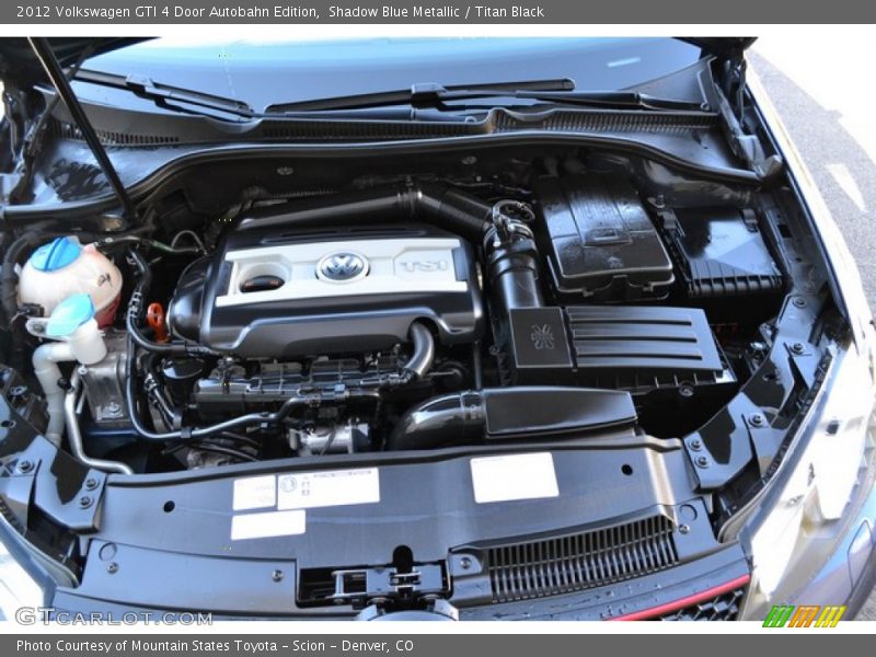 Shadow Blue Metallic / Titan Black 2012 Volkswagen GTI 4 Door Autobahn Edition