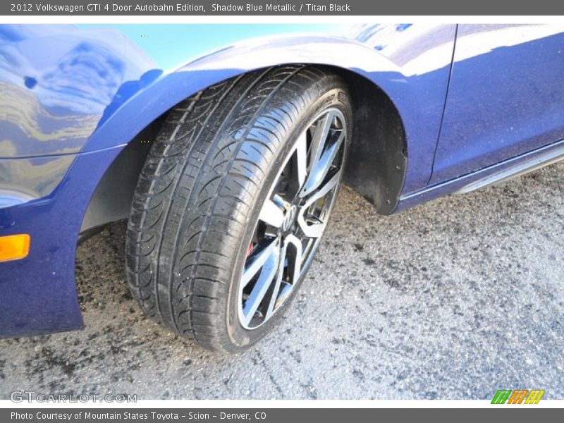 Shadow Blue Metallic / Titan Black 2012 Volkswagen GTI 4 Door Autobahn Edition