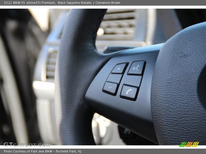 Black Sapphire Metallic / Cinnamon Brown 2012 BMW X5 xDrive35i Premium