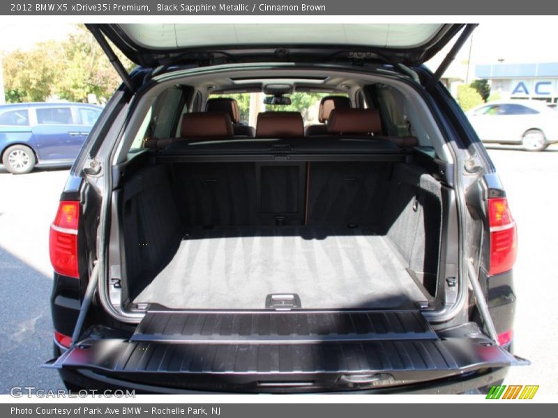 Black Sapphire Metallic / Cinnamon Brown 2012 BMW X5 xDrive35i Premium