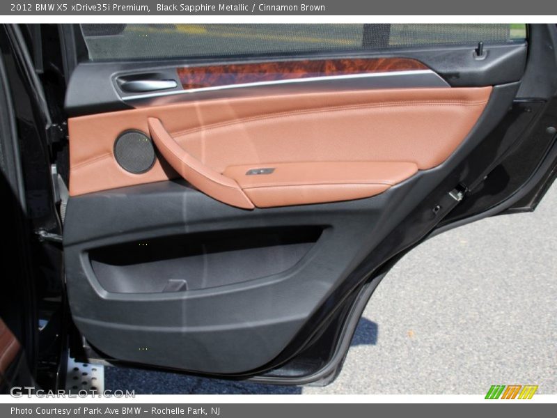 Black Sapphire Metallic / Cinnamon Brown 2012 BMW X5 xDrive35i Premium
