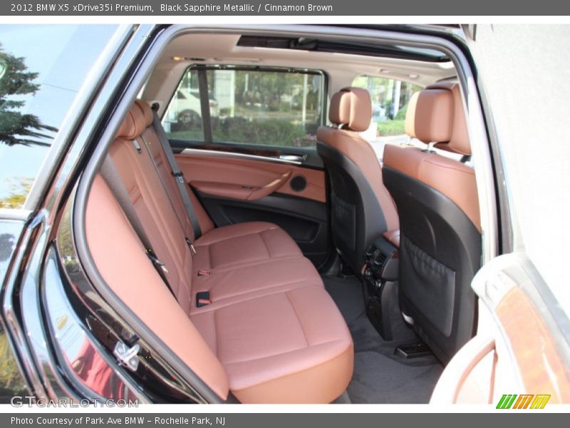 Black Sapphire Metallic / Cinnamon Brown 2012 BMW X5 xDrive35i Premium