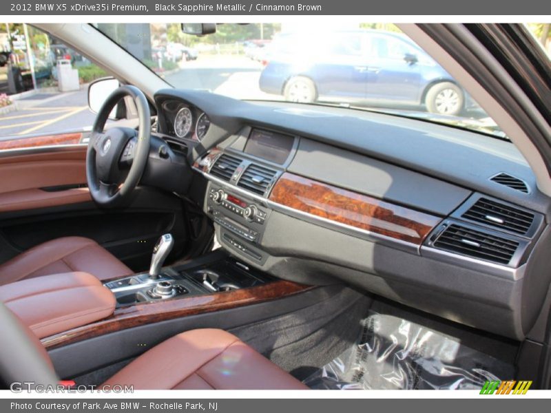 Black Sapphire Metallic / Cinnamon Brown 2012 BMW X5 xDrive35i Premium