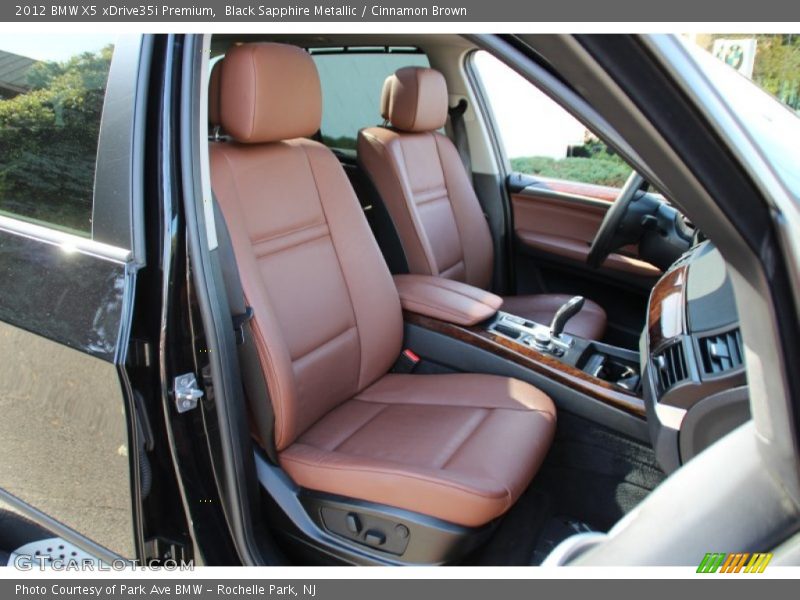 Black Sapphire Metallic / Cinnamon Brown 2012 BMW X5 xDrive35i Premium