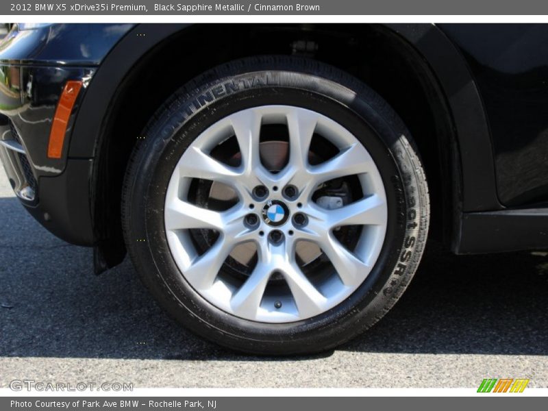 Black Sapphire Metallic / Cinnamon Brown 2012 BMW X5 xDrive35i Premium