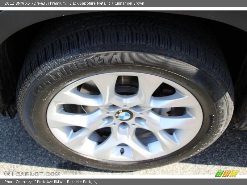 Black Sapphire Metallic / Cinnamon Brown 2012 BMW X5 xDrive35i Premium