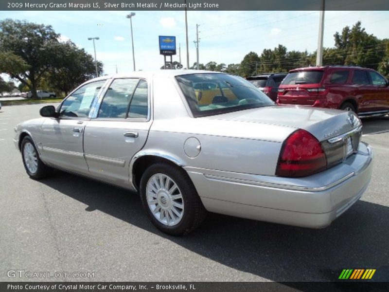 Silver Birch Metallic / Medium Light Stone 2009 Mercury Grand Marquis LS