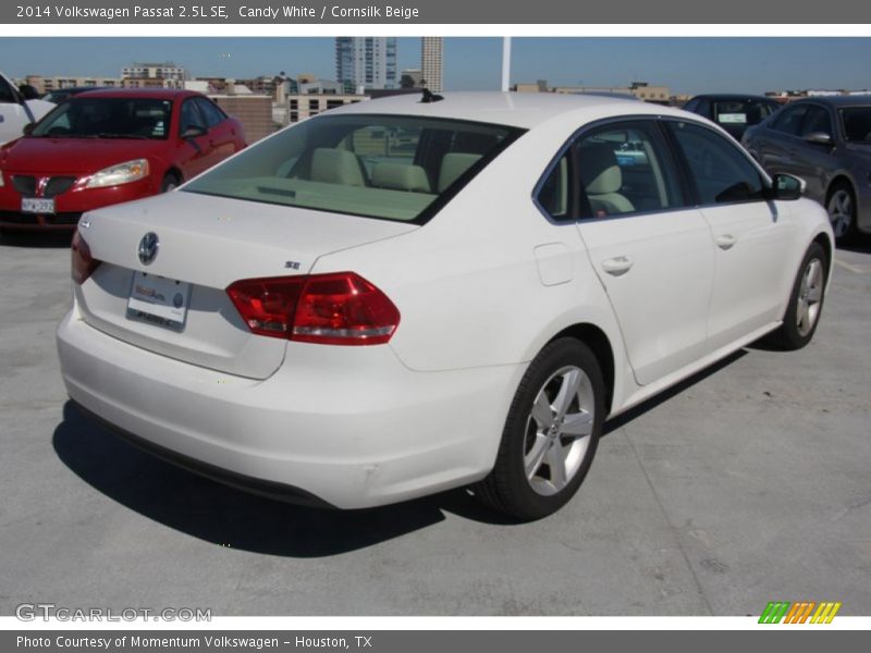 Candy White / Cornsilk Beige 2014 Volkswagen Passat 2.5L SE
