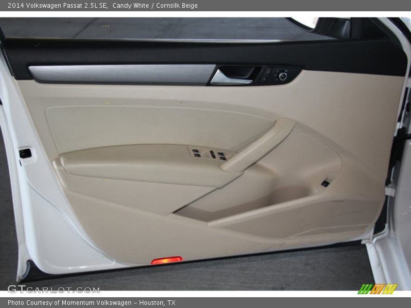 Candy White / Cornsilk Beige 2014 Volkswagen Passat 2.5L SE