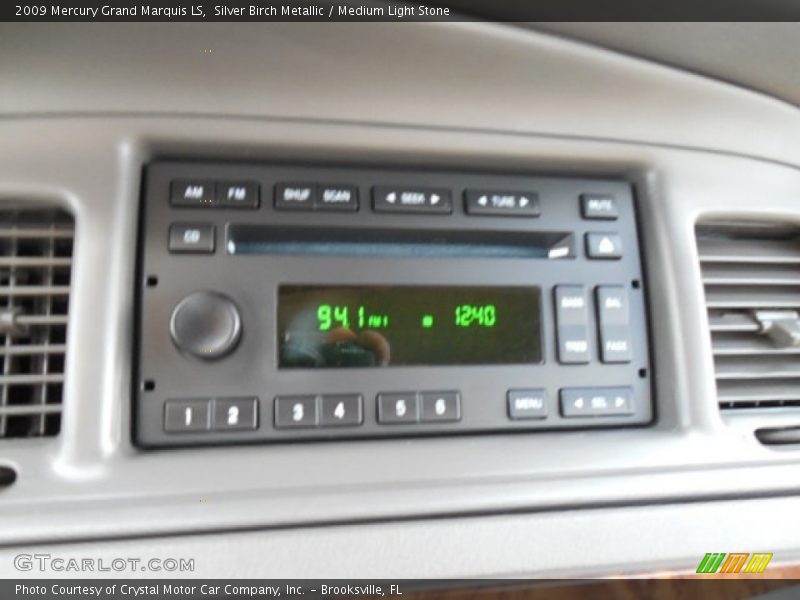 Silver Birch Metallic / Medium Light Stone 2009 Mercury Grand Marquis LS