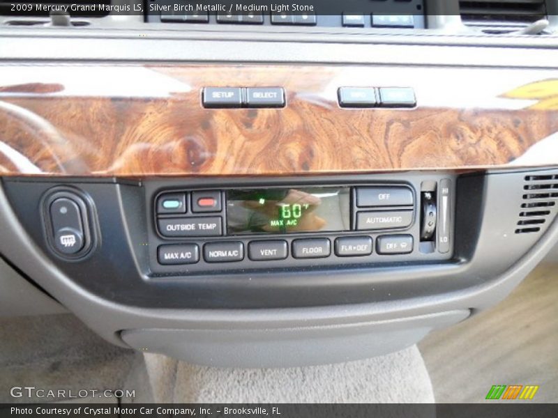 Silver Birch Metallic / Medium Light Stone 2009 Mercury Grand Marquis LS