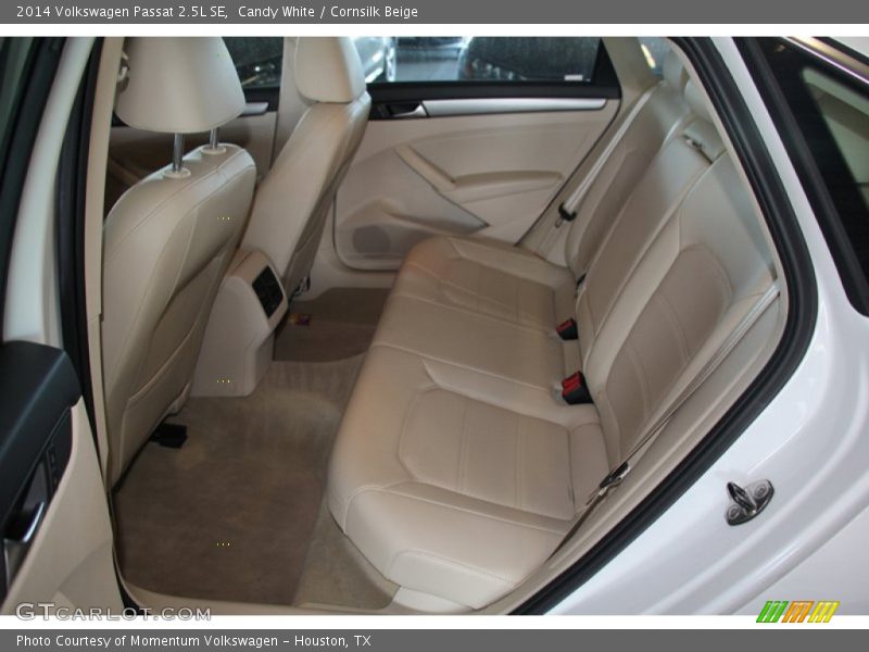 Candy White / Cornsilk Beige 2014 Volkswagen Passat 2.5L SE
