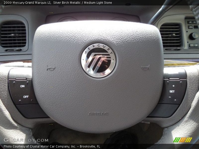Silver Birch Metallic / Medium Light Stone 2009 Mercury Grand Marquis LS