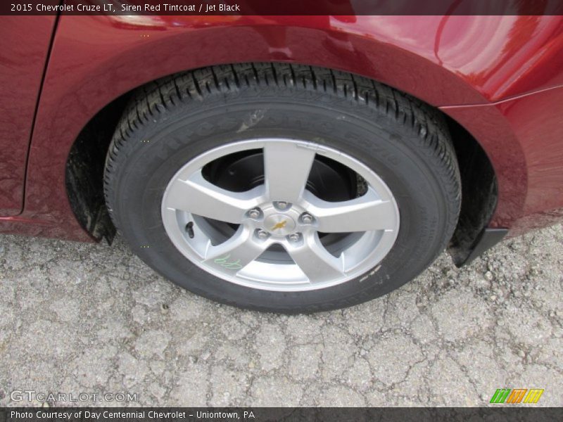 Siren Red Tintcoat / Jet Black 2015 Chevrolet Cruze LT