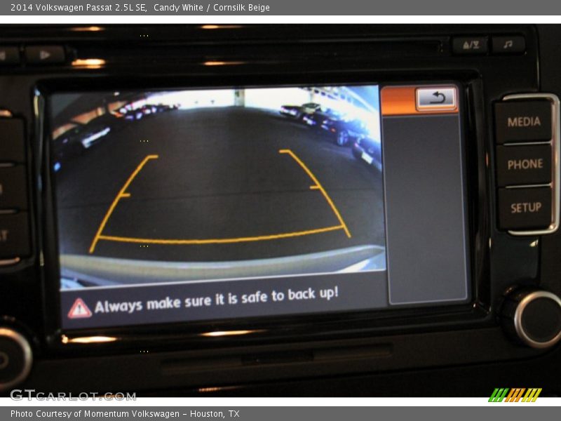 Candy White / Cornsilk Beige 2014 Volkswagen Passat 2.5L SE