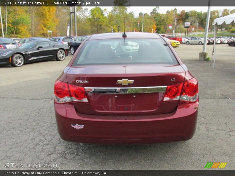 Siren Red Tintcoat / Jet Black 2015 Chevrolet Cruze LT