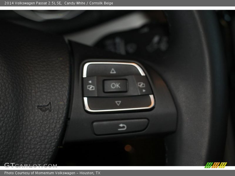 Candy White / Cornsilk Beige 2014 Volkswagen Passat 2.5L SE