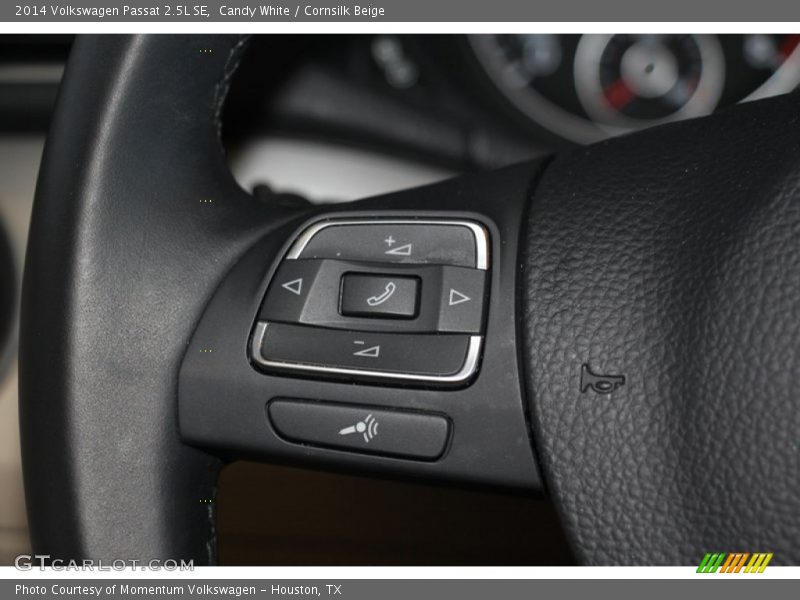 Candy White / Cornsilk Beige 2014 Volkswagen Passat 2.5L SE