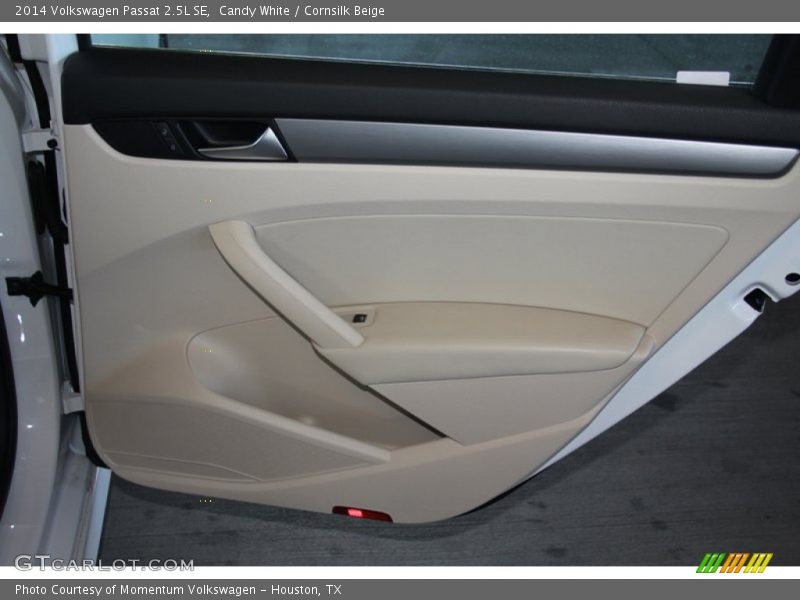 Candy White / Cornsilk Beige 2014 Volkswagen Passat 2.5L SE