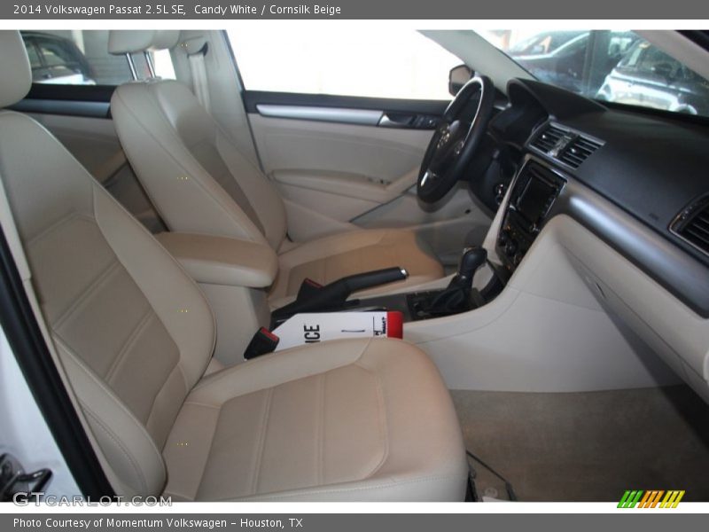 Candy White / Cornsilk Beige 2014 Volkswagen Passat 2.5L SE