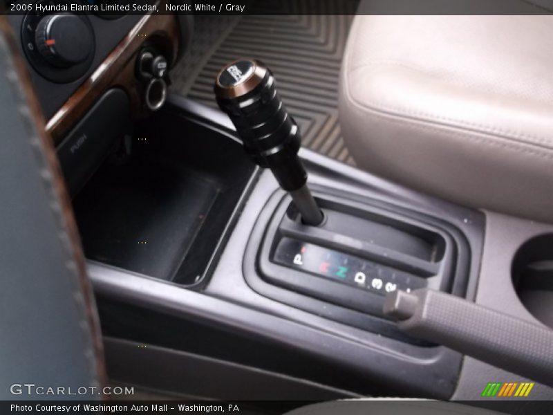 Nordic White / Gray 2006 Hyundai Elantra Limited Sedan