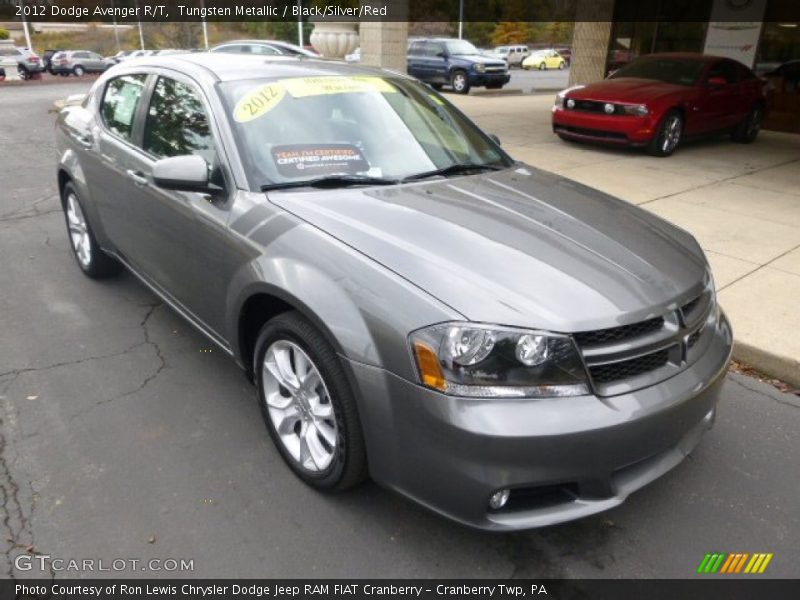 Tungsten Metallic / Black/Silver/Red 2012 Dodge Avenger R/T