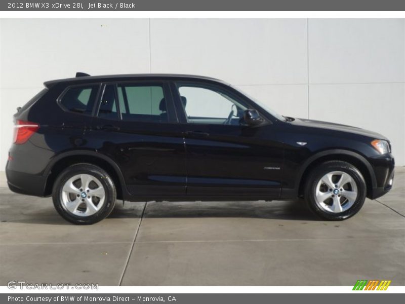 Jet Black / Black 2012 BMW X3 xDrive 28i