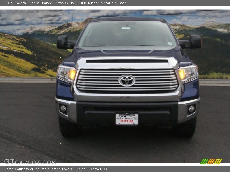 Blue Ribbon Metallic / Black 2015 Toyota Tundra Limited CrewMax 4x4