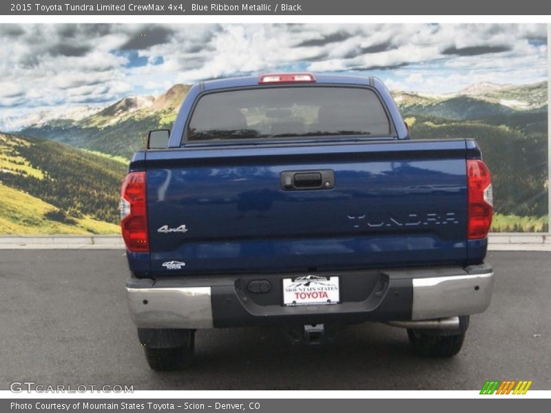Blue Ribbon Metallic / Black 2015 Toyota Tundra Limited CrewMax 4x4