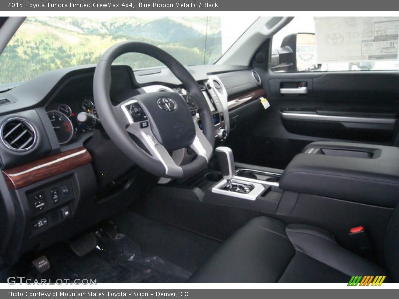Blue Ribbon Metallic / Black 2015 Toyota Tundra Limited CrewMax 4x4