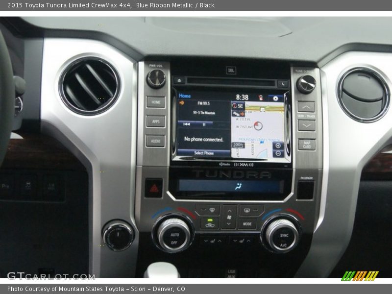 Blue Ribbon Metallic / Black 2015 Toyota Tundra Limited CrewMax 4x4