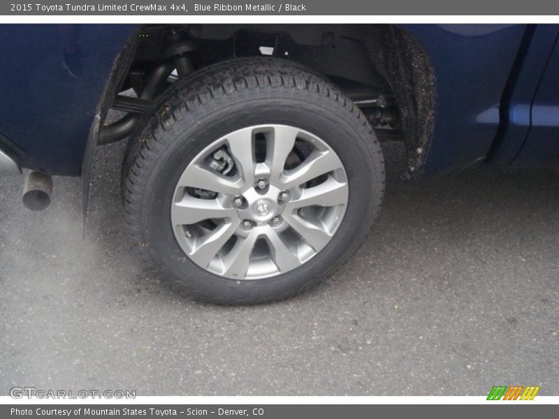 Blue Ribbon Metallic / Black 2015 Toyota Tundra Limited CrewMax 4x4