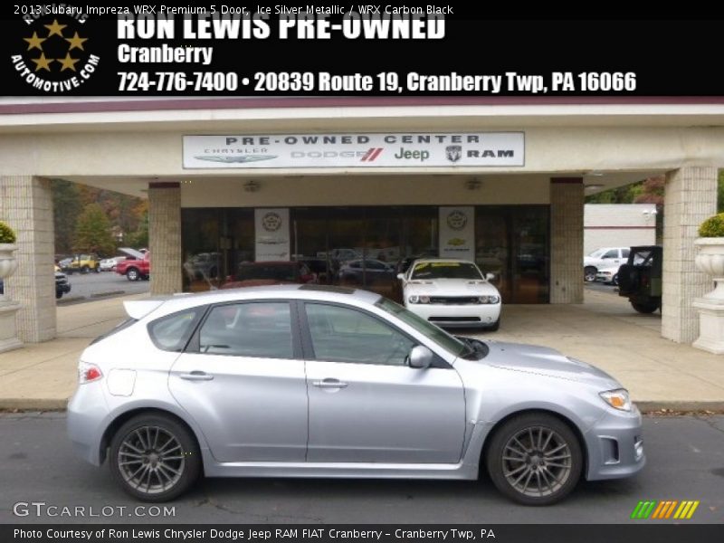 Ice Silver Metallic / WRX Carbon Black 2013 Subaru Impreza WRX Premium 5 Door