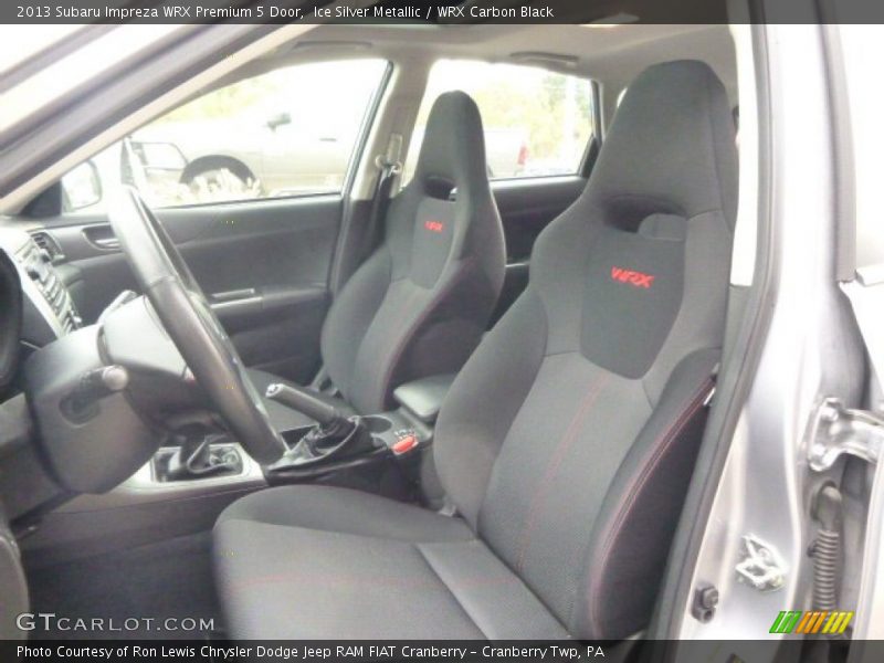 Ice Silver Metallic / WRX Carbon Black 2013 Subaru Impreza WRX Premium 5 Door