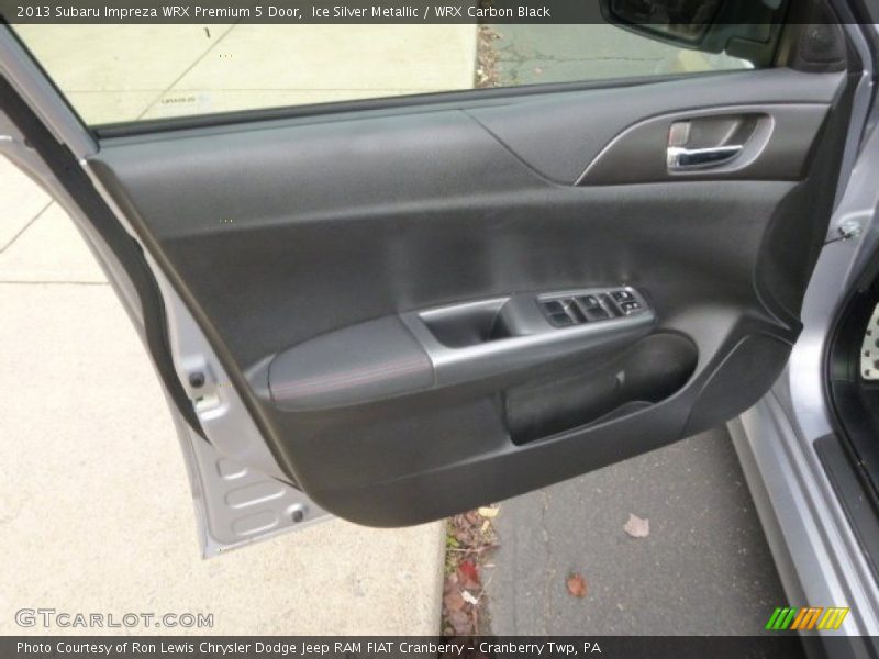 Ice Silver Metallic / WRX Carbon Black 2013 Subaru Impreza WRX Premium 5 Door
