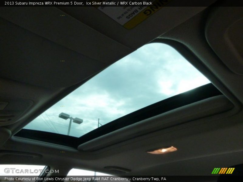 Ice Silver Metallic / WRX Carbon Black 2013 Subaru Impreza WRX Premium 5 Door