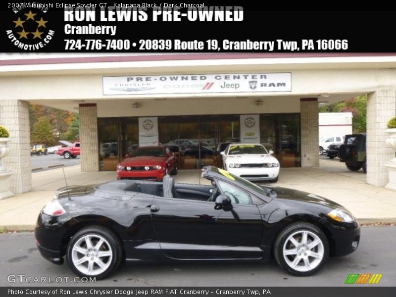 Kalapana Black / Dark Charcoal 2007 Mitsubishi Eclipse Spyder GT