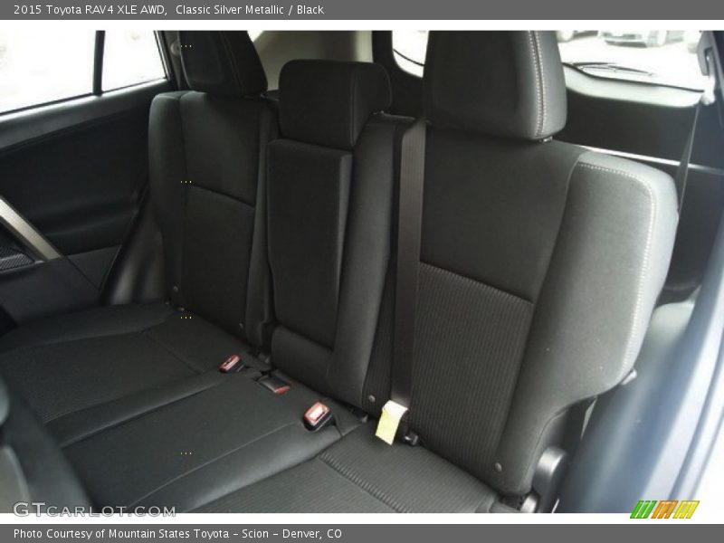 Classic Silver Metallic / Black 2015 Toyota RAV4 XLE AWD
