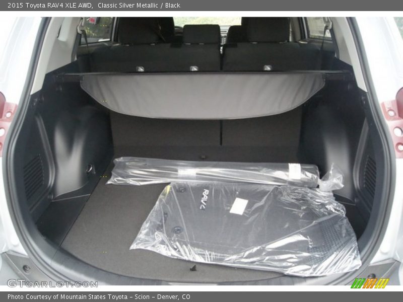 Classic Silver Metallic / Black 2015 Toyota RAV4 XLE AWD