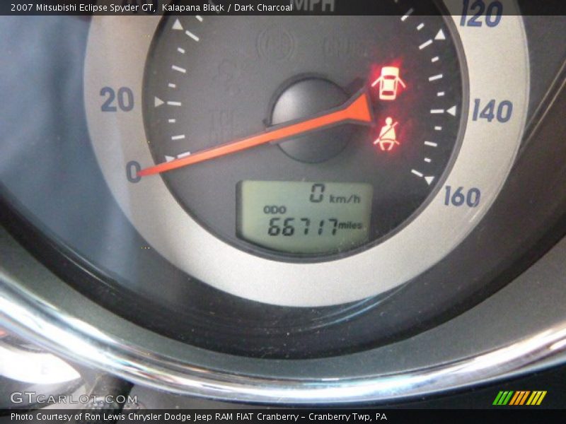 Kalapana Black / Dark Charcoal 2007 Mitsubishi Eclipse Spyder GT