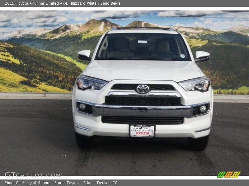 Blizzard White / Sand Beige 2015 Toyota 4Runner Limited 4x4