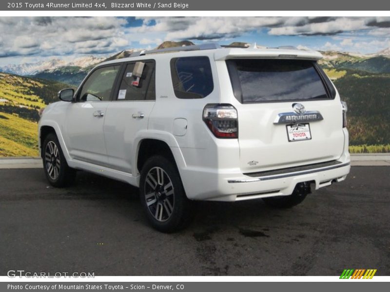 Blizzard White / Sand Beige 2015 Toyota 4Runner Limited 4x4