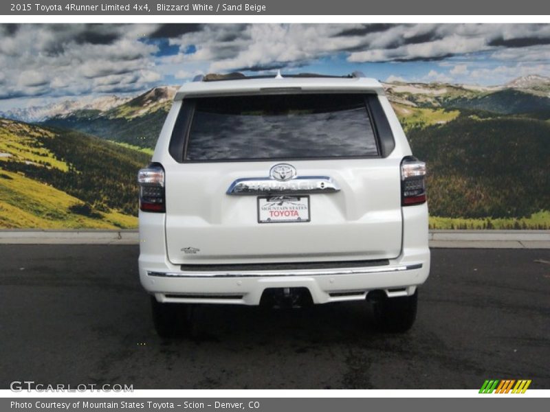 Blizzard White / Sand Beige 2015 Toyota 4Runner Limited 4x4