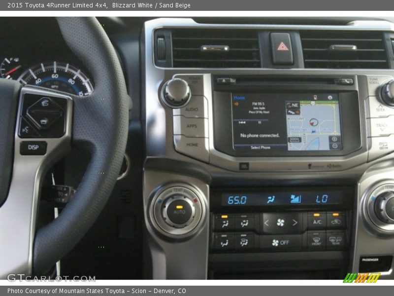 Blizzard White / Sand Beige 2015 Toyota 4Runner Limited 4x4